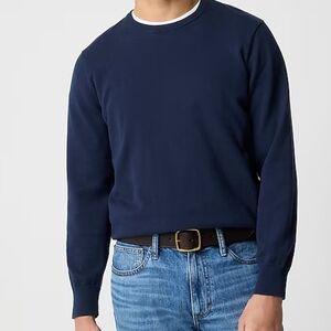 J Crew Mens Blue Cotton Crew-neck Sweater Tee